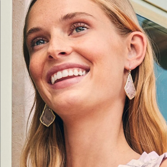 Kendra Scott Alex Drop Earrings in Abalone Shell - Picture 6 of 6